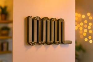 Modern Zig Zag Design <b>Key</b> Holder <b>Wall</b> Hanging <b>Hook</b> Rack Perfect For Entryway <b>Key</b> Storage And Stylish Home Organizer From India - Product Image 5