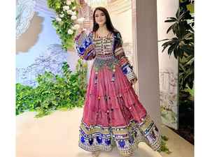 Robes longues vintage afghanes en dentelle coupe trapèze de haute qualité pour femmes, tailles personnalisables, tendance, prix de gros, pour fêtes et mariages - Product Image 4