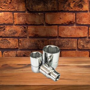 Juego de Llaves de Tubo 2 en 1 con Protector de Tuercas, 96 Piezas, 1/2" 1/4", Acabado Espejo, OEM, para Bricolaje - Product Image 1