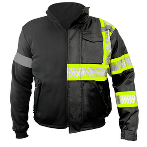 Safety <b>Jacket</b> with Customized Design and OEM Service High Quality High Visibility Breathable Quick Dry Unisex Polyester - Product Image 2