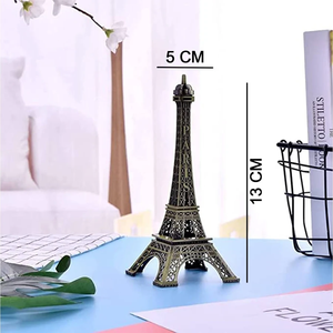 Figurine décorative de luxe vintage Tour Eiffel Paris en métal, souvenir architectural, objet de collection, décoration intérieure, cadeau - Product Image 4