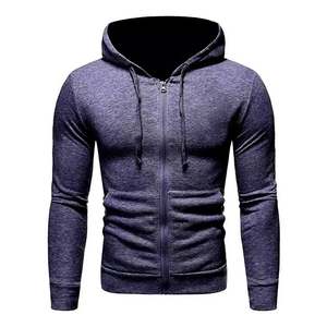 เสื้อฮู้ดผู้ชายแบบซิปเต็มตัว ผ้าฝ้ายเนื้อนุ่ม สวมใส่สบาย เหมาะสำหรับฤดูหนาว รับสกรีนลายตามสั่ง แฟชั่นสตรีทฮู้ดดี้ ขายส่ง - Product Image 4