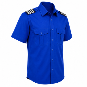 Camisa de Uniforme de Guardia de Seguridad para Hombre 2026, Venta al por Mayor, Transpirable, de Poliéster y Algodón, Manga Corta - Product Image 3