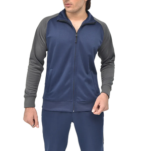 Conjunto Deportivo para Hombre, Sudadera con Cierre Completo o Medio Cierre, con Bolsillos Laterales, Ropa Deportiva Informal, Transpirable, de Poliéster y Algodón - Product Image 4