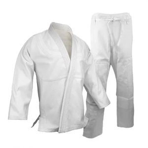 Uniforme de Judo Unisex de Algodón Gris, Manga Larga, Cuello en V, Transpirable, Corte Regular, para Adultos, Todas las Temporadas, Color Liso, Cierre con Cinturón, Conjunto de Jiu-Jitsu - Product Image 5