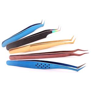 Pinzas de Aislamiento Profesionales de Acero Inoxidable de Marca Privada, Personalizables, Fáciles de Usar, Herramientas para Separar Pestañas, Pinzas para Pestañas - Product Image 6