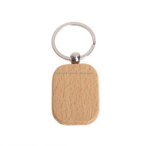 Wood Keychain <b>Blank</b> Custom DIY Keychain Wooden for Engraving Wood bar Keychains <b>Blank</b> for Engraving - Product Image 3