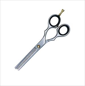 Ciseaux à cuticules professionnels en acier inoxydable de haute qualité, lame incurvée, manche en céramique, logo personnalisable, vente en gros - Product Image 1