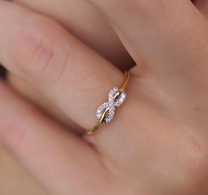 แหวนหมั้นเพชรแล็บโกรว์ทองคำ 14KT สไตล์วินเทจสุดหรู รับรองโดย IGI ชุบทอง เหมาะสำหรับวันครบรอบและงานแต่งงาน - Product Image 5