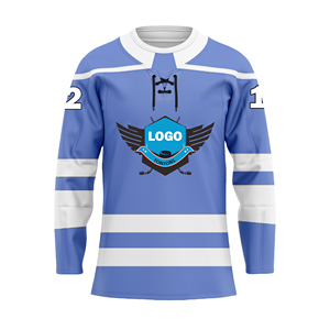 Fabricant en gros de maillots de hockey sur glace personnalisés par sublimation, uniformes d'équipe, impression OEM, fournisseur OEM ODM - Product Image 5