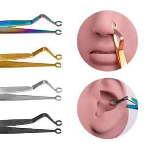 Pinzas para Perforación de Cartílago de Oreja, Acero Inoxidable, Instrumento Quirúrgico Manual ENT, Herramienta de Clase I para Procedimientos Auriculares Precisos - Product Image 6