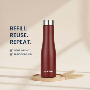 Premium Stainless Steel Vacuum Thermal Drinking Bottle Double Wall Insulated Reusable <b>Metal</b> Water Flask Leakproof Hydration Cont - Product Image 1