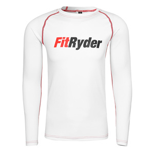 Customized Wholesale Mens Sporty Front Letter Training Sportswear Set Gym Fitness Compression Suit Jogging MMA Rash Guard - Product Image 2