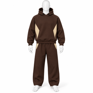 Ensemble survêtement pour homme Elson Sports Manufacture, pantalon de survêtement ample et évasé de qualité supérieure et sweat-shirt à capuche - Product Image 4