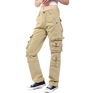 Pantalones Harem para Mujer 2026, Pantalones Deportivos Negros a la Moda, Personalizados, con Múltiples Bolsillos, Cintura Media, Estilo Urbano para Primavera - Product Image 4