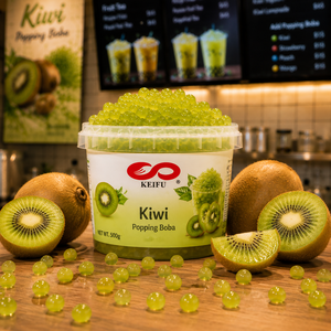 KEIFU 500g Etiqueta Privada Granada Popping Boba ingredientes para postres de té de burbujas para uso en tienda - Product Image 3