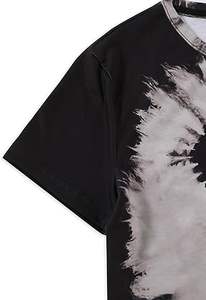 เสื้อยืดแขนสั้นย้อมสีสไตล์วินเทจสุดฮิต ลุคสตรีทแวร์ลำลองสำหรับสาวๆ ระบายอากาศได้ดี - Product Image 4