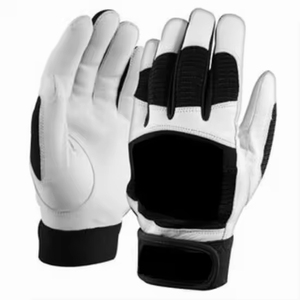 Custom Baseball Batting <b>Gloves</b> with Leather Material Ambidextrous Snap Closure Breathable Design for Baseball Softball Training - Product Image 3