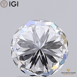 Impresionante Diamante Cultivado en Laboratorio CVD de 1.00 Quilates, Corte Redondo, Color D, Claridad VVS1, 6.39 MM, con Certificado IGI, Pieza Nupcial Personalizada - Product Image 4