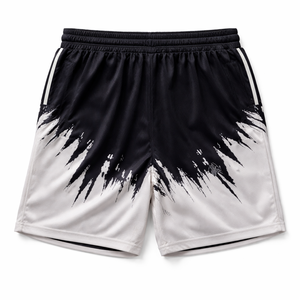 Mens Gradient Print <b>Athletic</b> Shorts Breathable Gym Running Casual Summer Sports Shorts with Drawstring Pockets - Product Image 2