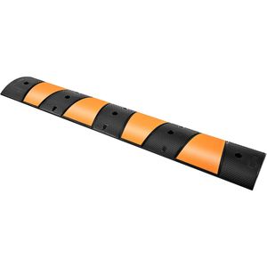 Rallentatore di velocità modulare in gomma da 185 cm, capacità di carico 9.980 kg, 2 canali, 31 x 31 cm, 1 pezzo - Product Image 6