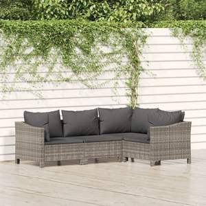 Conjunto de Muebles de Jardín Grises - Product Image 1