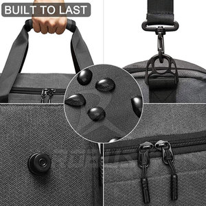 Bolsa de Viaje Clásica, Ligera y Resistente con Cierre de Cremallera, Ecológica, para Gimnasio, Deportes, Viajes y Uso Diario - Product Image 6