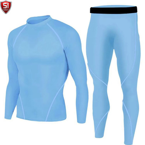 Ensemble Rash Guard Respirant et Écologique à Compression, Manches Longues, Imprimé, Combinaison MMA, Tenue d'Entraînement de Grappling pour la Gym - Product Image 3