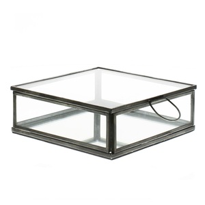 Caja de Anillos de Metal de Lujo, Estuche para Guardar Anillos de Boda con 2 Ranuras, Elegante Caja de Almacenamiento de Joyas para Propuesta, Compromiso y Regalo para Mujeres - Product Image 4