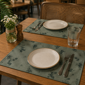 Printed <b>Table</b> Placemat | Modern Geometric Dining <b>Table</b> Mat | Decorative Heat Resistant <b>Table</b> <b>Protector</b> Washable Kitchen Dining - Product Image 2