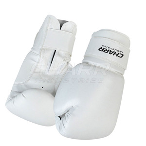 Custom Logo Leather Boxing Gloves Non-Slip Adjustable <b>Wrist</b> <b>Strap</b> for Training Gym Practice High Quality Material for Adults - Product Image 2