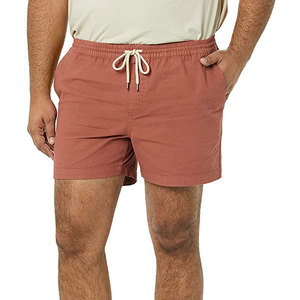 Shorts mini pour hommes personnalisés avec logo, écologiques, respirants, séchage rapide, service OEM, couleur unie, style cordon de serrage pour la vente en ligne - Product Image 1