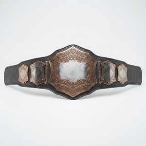 Cinturón de Campeonato Profesional Personalizado, Cinturón de Premio Deportivo para Lucha Libre y Boxeo, Placas Metálicas, Correa de Cuero, Premio Personalizado - Product Image 3