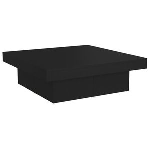Tavolino da Caffè Moderno Medio in Legno Ingegnerizzato Nero - Product Image 2