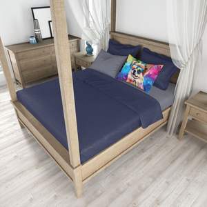 ปลอกหมอนตกแต่งแบบมาตรฐานสไตล์ฮิปปี้ดอว์ของชาวปอมเมอเรเนียนนุ่มมากดีไซน์งานศิลปะ - Product Image 4