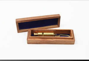 Proveedor a granel, llavero de latón de alta calidad, llavero de Metal con silbato de caja de madera para promociones comerciales y regalos - Product Image 2