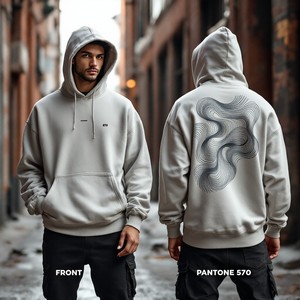 2026 New Wholesale Cotton Blended <b>Oversized</b> <b>Hoodies</b> <b>Men</b> Solid Color Plain Hot Sale Streetwear Custom basics <b>hoodies</b> - Product Image 1