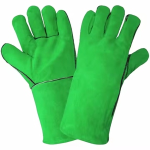 Gants de sécurité industriels en cuir de vachette, résistants à la chaleur et aux étincelles, pour la lutte contre les incendies, le barbecue, la soudure, pour la protection des mains - Product Image 4