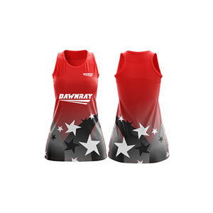 Lightweight Netball <b>Match</b> Jersey | Sublimation Netball Uniform with Team Logo Name Number | Breathable Polyester - Product Image 1