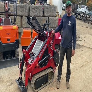 Compact Iron Rhino Mini Skid Steer Crawler Loader with PLC & Motor Offering Powerful Performance in <b>Tight</b> Challenging Spaces - Product Image 3