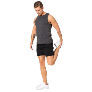 Camiseta sin mangas de algodón para hombre, estilo casual, vintage lavado, corte holgado, con botones y insignias personalizables, ecológica y de secado rápido. - Product Image 2