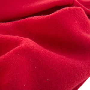 Sweat-shirt décontracté pour femme, rouge, col en V, respirant, léger, en spandex, manches longues, poches latérales, coupe régulière, design 2-en-1 - Product Image 4