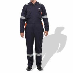 Best Price Custom Hi Vis Reflective <b>Safety</b> Work Coverall Breathable Fire Retardant <b>Roadway</b> Construction Workwear Wholesale - Product Image 6
