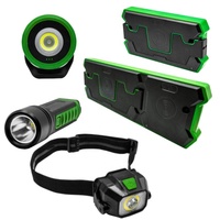 Kit de Luces Recargables USB Inalámbricas con Base de Carga Doble