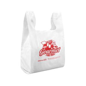 Bolsa de camiseta de supermercado de alta calidad con tamaño y grosor personalizados - Product Image 1