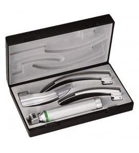 Laryngoscope 2 en 1 en acier inoxydable ROCKMED Miller F.O Baby Set - Product Image 4