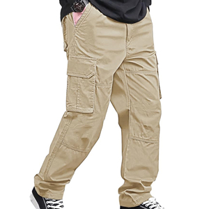 Pantalones de Trabajo Personalizados para Hombre, Pantalones Cargo Resistentes con Múltiples Bolsillos, Cintura Elástica, Transpirables, de Secado Rápido, Venta al Por Mayor, Marca Privada - Product Image 1