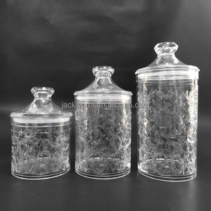 Pot rond de boîte de stockage de baril de biscuit - Product Image 3