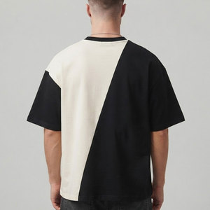 T-shirt ample pour homme, tissu épais de qualité supérieure, coupe décontractée, idéal pour le streetwear et le quotidien. - Product Image 2