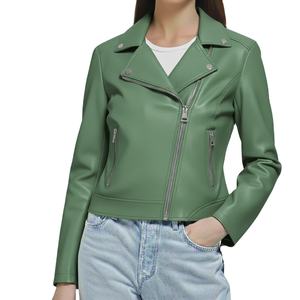Veste en cuir véritable sur mesure, coupe ajustée, luxe haut de gamme, cuir écologique, fermeture éclair, haut de gamme, mode homme et femme, authentique - Product Image 5